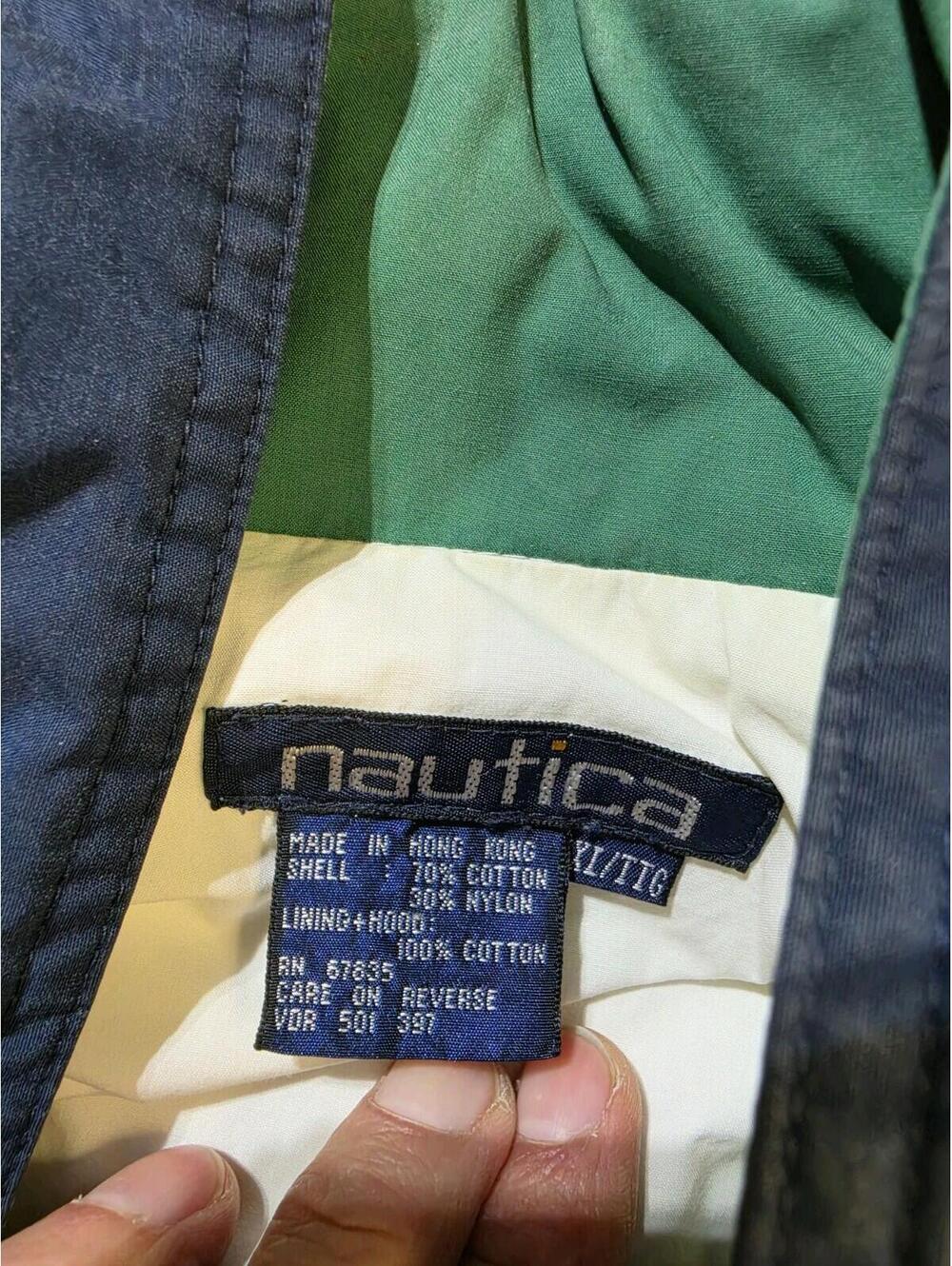 Vintage Nautica J-Class Nautica Challenge Sailing Jacket White Embroidered XXL - Picture 4 of 5